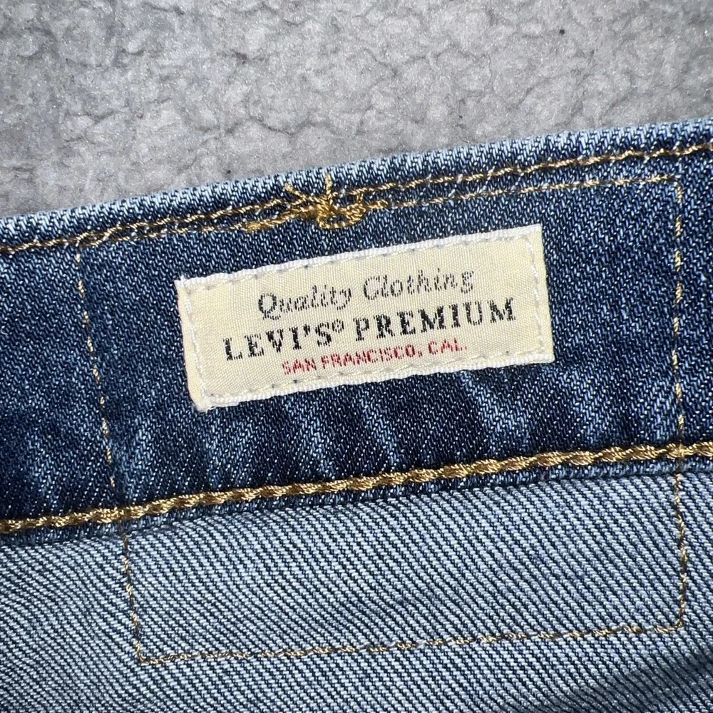 Levi's 511 Bie E Premium Jeans Men's 36 x‎ 30 Blue Faded Denim Wash Straight Leg